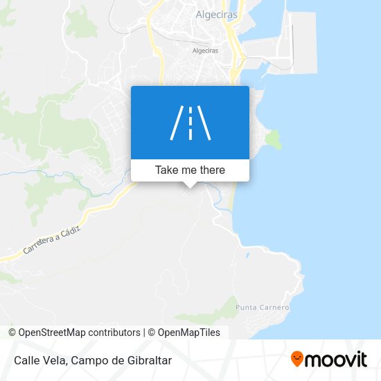 Calle Vela map