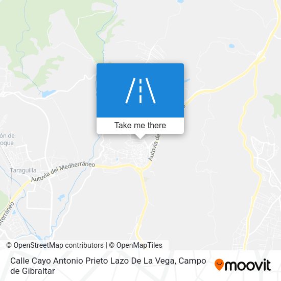Calle Cayo Antonio Prieto Lazo De La Vega map