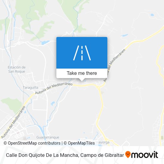 Calle Don Quijote De La Mancha map