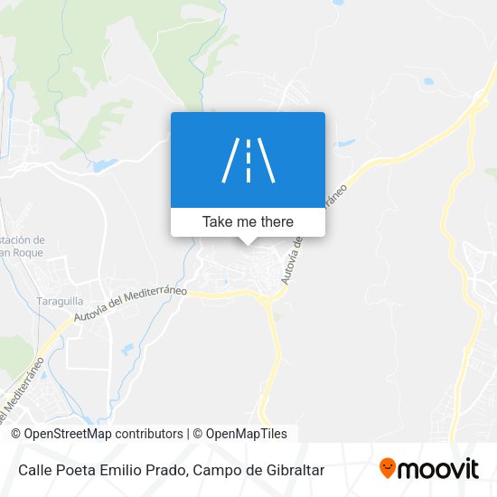 Calle Poeta Emilio Prado map