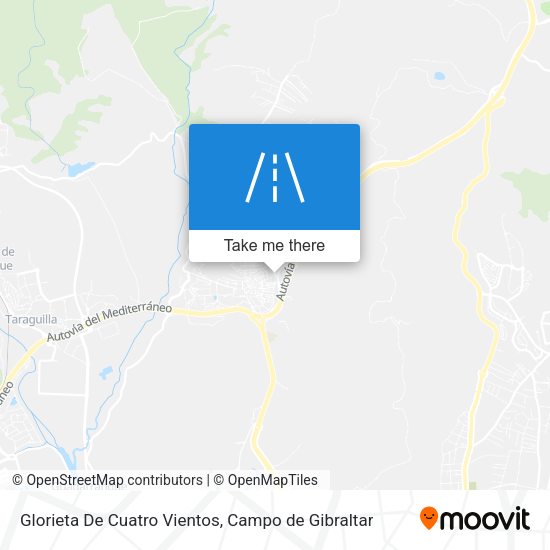 Glorieta De Cuatro Vientos map