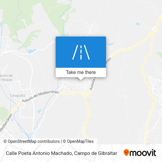 Calle Poeta Antonio Machado map