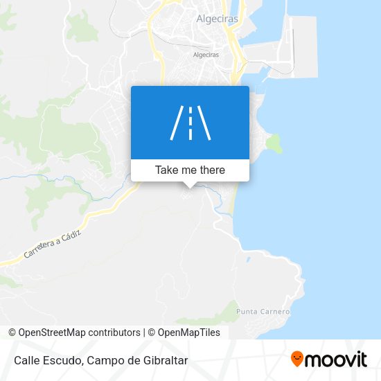 Calle Escudo map