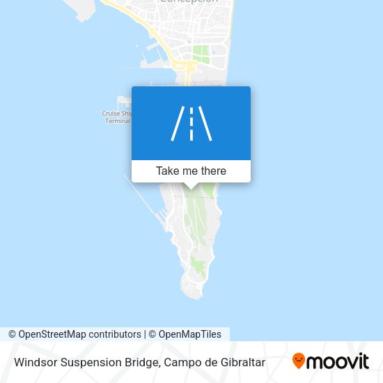 Windsor Suspension Bridge map