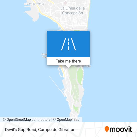 Devil's Gap Road map
