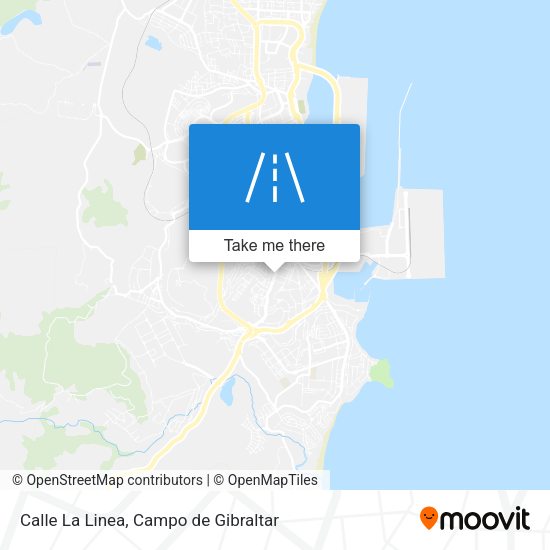 Calle La Linea map