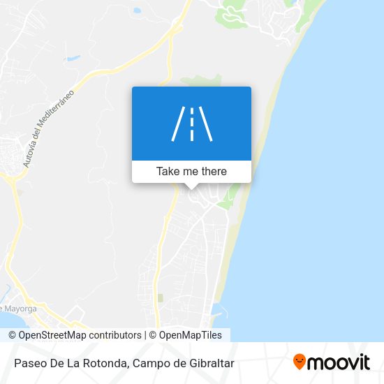 Paseo De La Rotonda map
