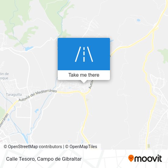 Calle Tesoro map