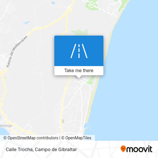 Calle Trocha map