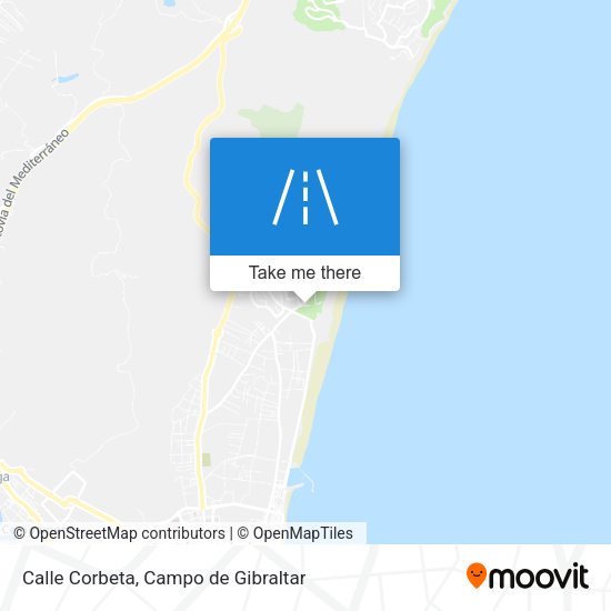 Calle Corbeta map