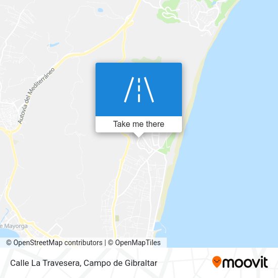 Calle La Travesera map