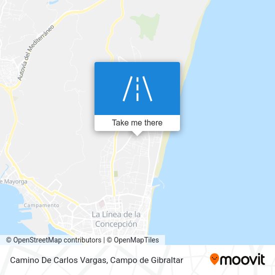 Camino De Carlos Vargas map