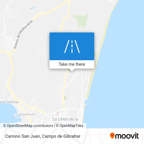 Camino San Juan map
