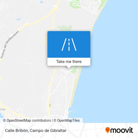 Calle Bribón map