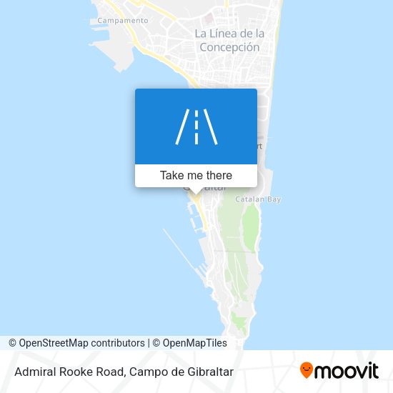Admiral Rooke Road map