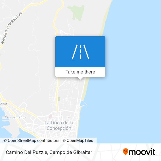 Camino Del Puzzle map