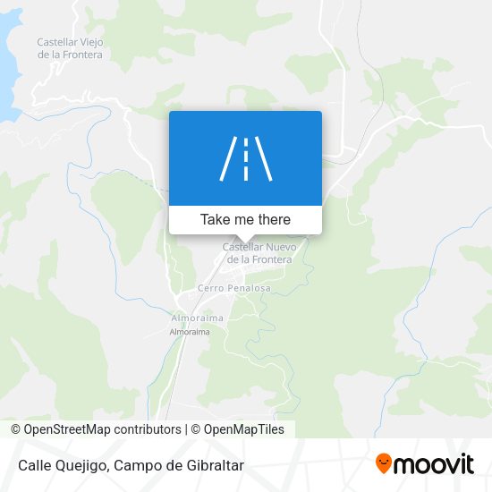 Calle Quejigo map