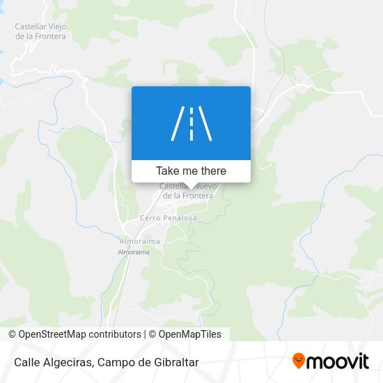 Calle Algeciras map
