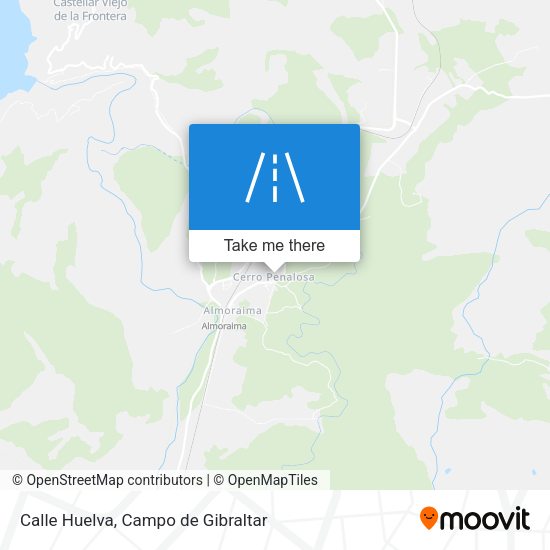 Calle Huelva map