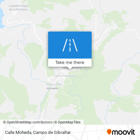 Calle Moheda map