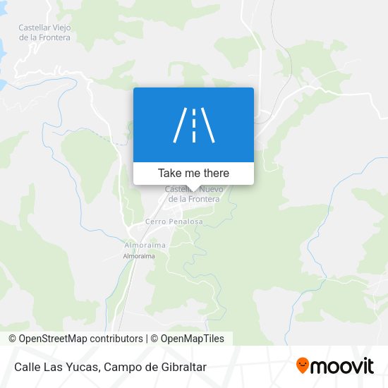 Calle Las Yucas map