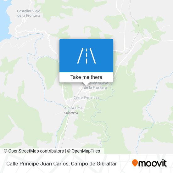 Calle Principe Juan Carlos map