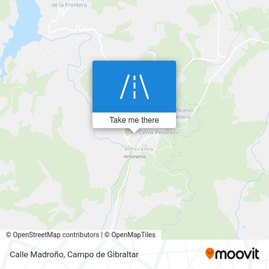 Calle Madroño map
