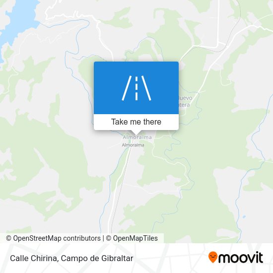Calle Chirina map
