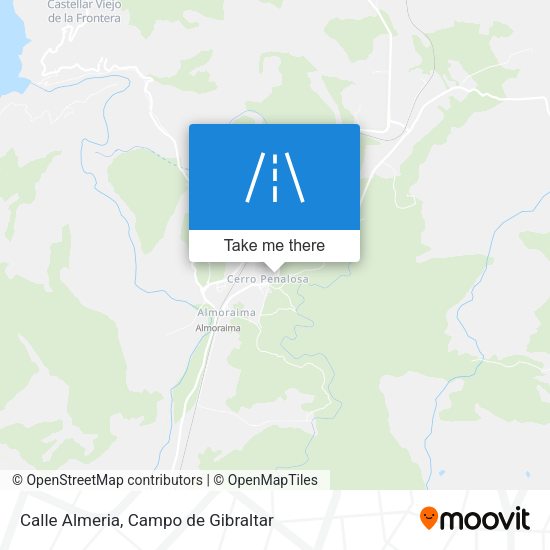 Calle Almeria map