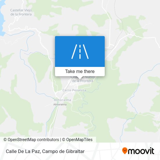 Calle De La Paz map