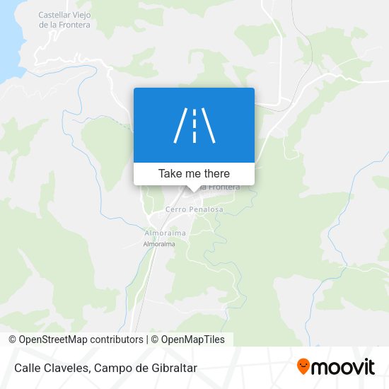 Calle Claveles map