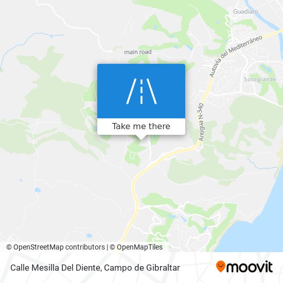 mapa Calle Mesilla Del Diente