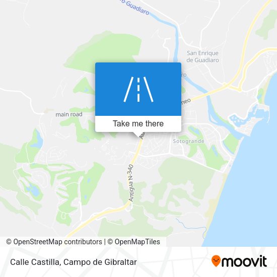 Calle Castilla map