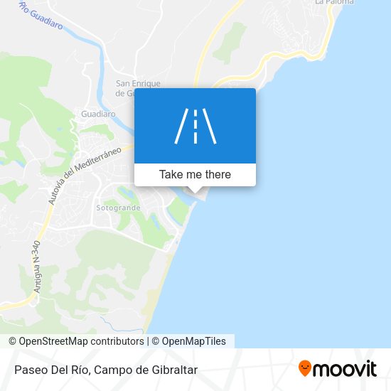 Paseo Del Río map