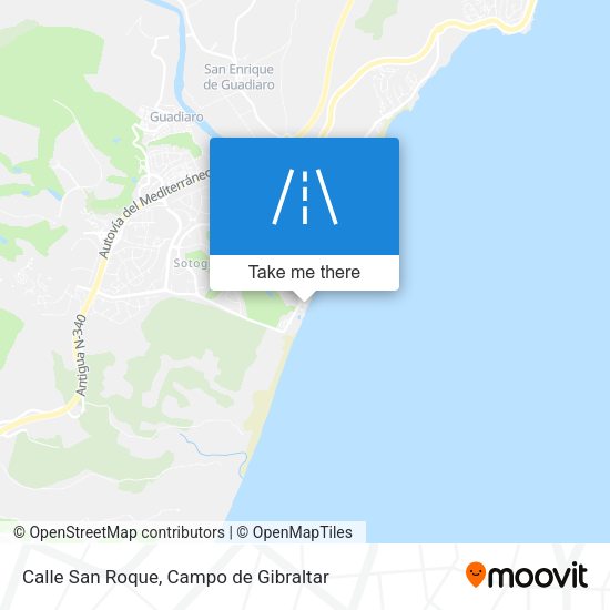 Calle San Roque map