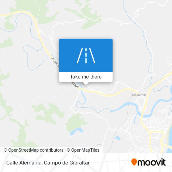 Calle Alemania map