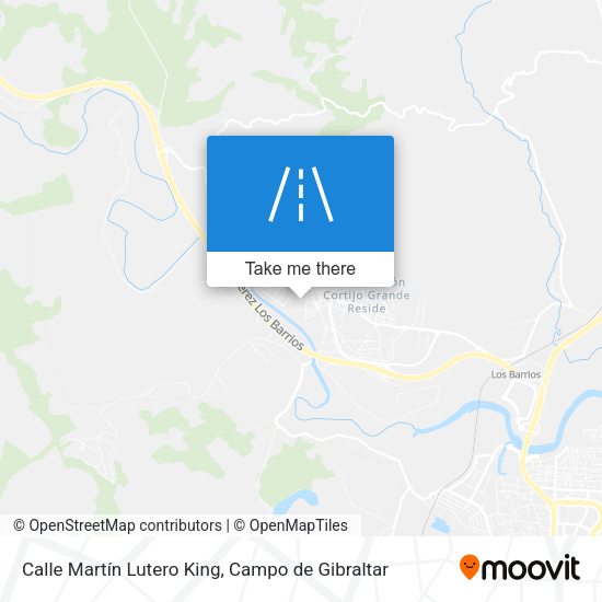 Calle Martín Lutero King map
