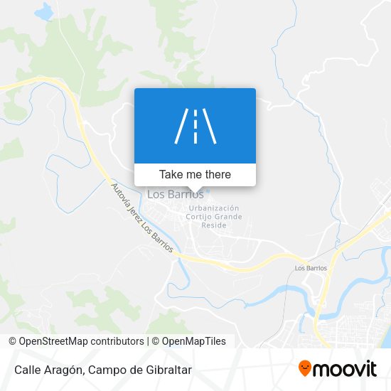 Calle Aragón map