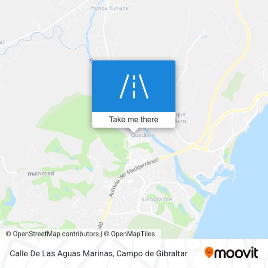 Calle De Las Aguas Marinas map