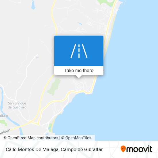Calle Montes De Malaga map