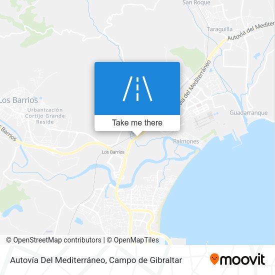 Autovía Del Mediterráneo map