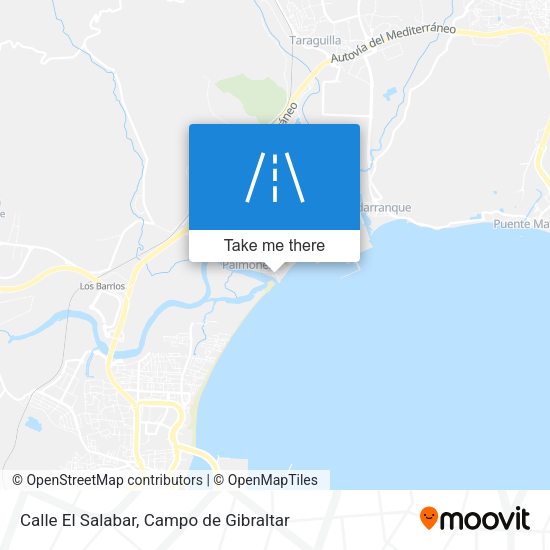 Calle El Salabar map