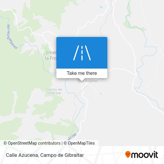 Calle Azucena map