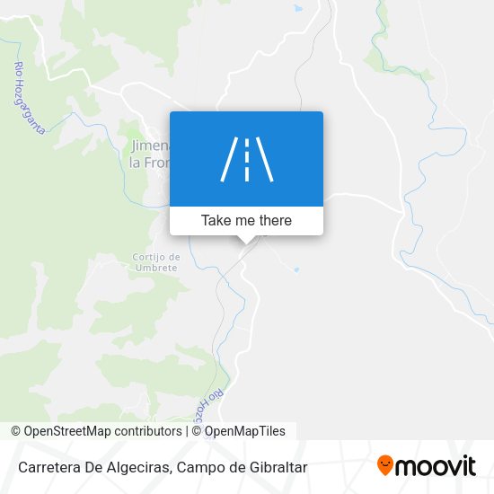Carretera De Algeciras map