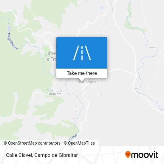 Calle Clavel map