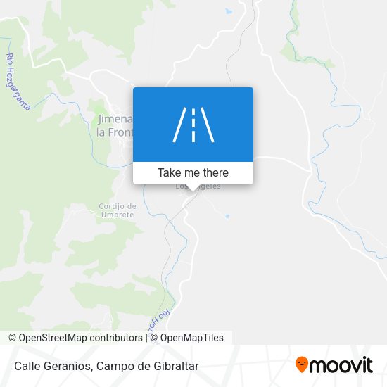 Calle Geranios map