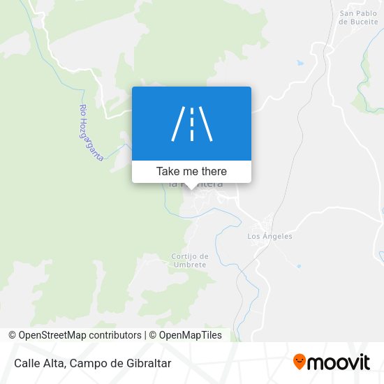 Calle Alta map