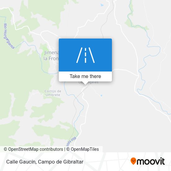 Calle Gaucín map