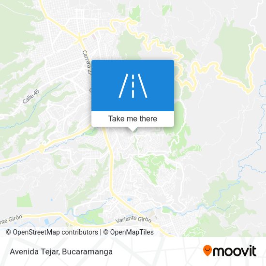 Mapa de Avenida Tejar