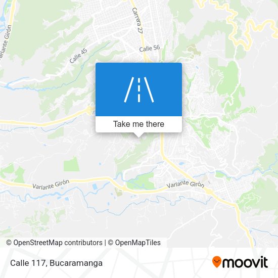 Mapa de Calle 117